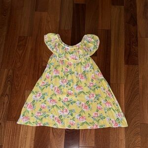GB Girls Yellow Floral Dress/Coverup